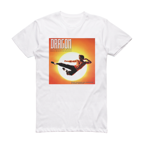 Randy Edelman Dragon The Bruce Lee Story Album Cover T-Shirt White