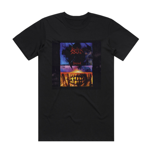 Rotten Sound Drain Album Cover T-Shirt Black