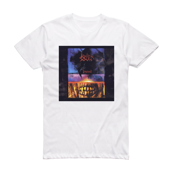 Rotten Sound Drain Album Cover T-Shirt White