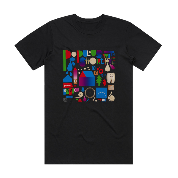 Populous Drawn In Basic Album Cover T-Shirt Black