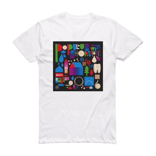 Populous Drawn In Basic Album Cover T-Shirt White