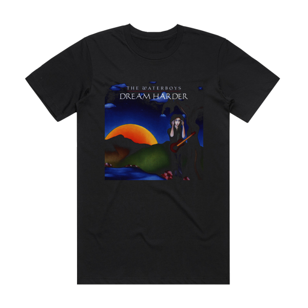 The Waterboys Dream Harder Album Cover T-Shirt Black