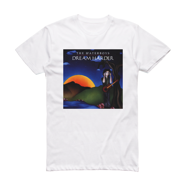 The Waterboys Dream Harder Album Cover T-Shirt White