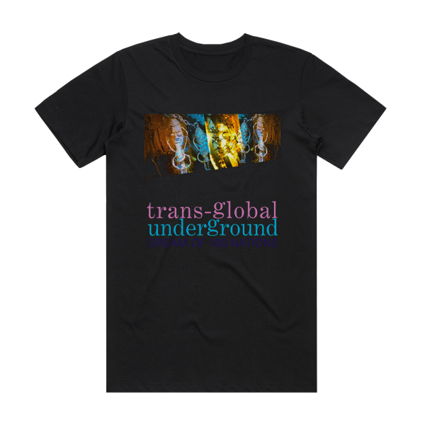 Transglobal Underground Dream Of 100 Nations Album Cover T-Shirt Black