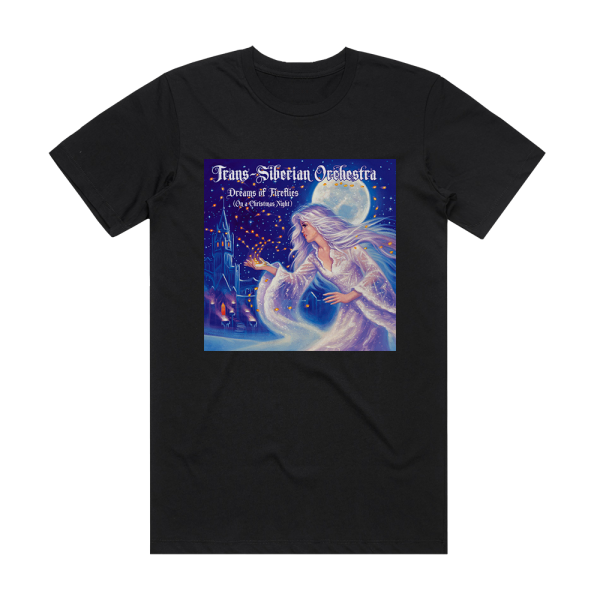 Trans-Siberian Orchestra Dreams Of Fireflies On A Christmas Night Album Cover T-Shirt Black