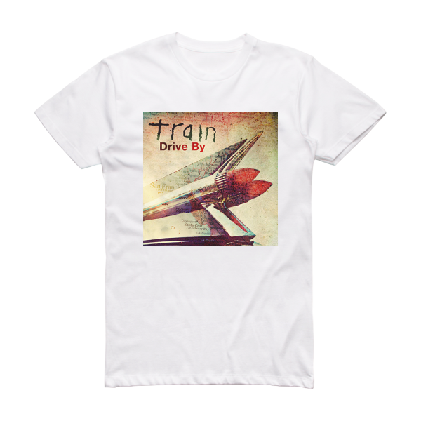 Train Drive By Album Cover T-Shirt White