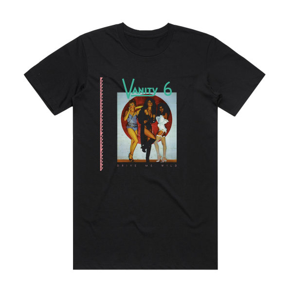 Vanity 6 Drive Me Wild Album Cover T-Shirt Black