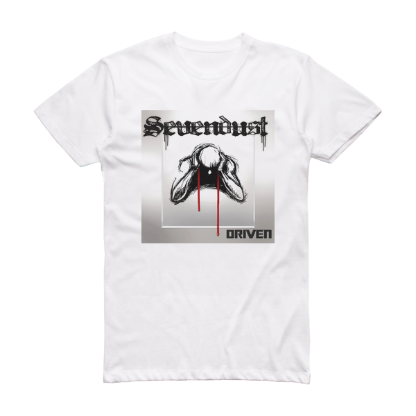 Sevendust Driven Album Cover T-Shirt White