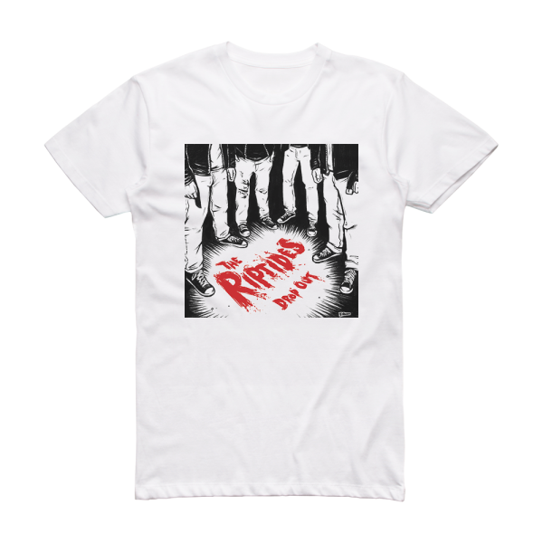 The Riptides Drop Out Album Cover T-Shirt White