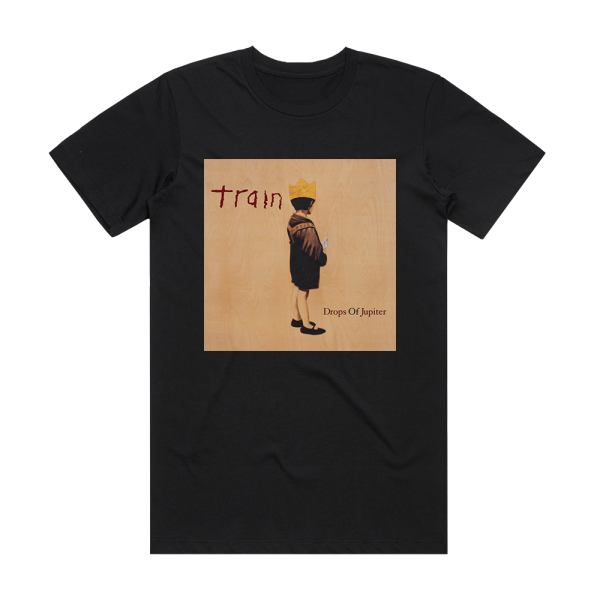 Train Drops Of Jupiter Album Cover T-Shirt Black