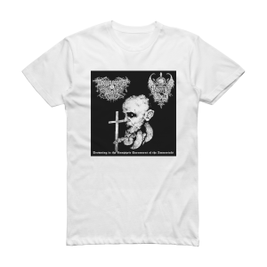 Vampyric Blood Drowning In The Vampyric Sacrament Of The Immortals Album Cover T-Shirt White