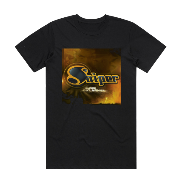 Sniper Du Rire Aux Larmes Album Cover T-Shirt Black