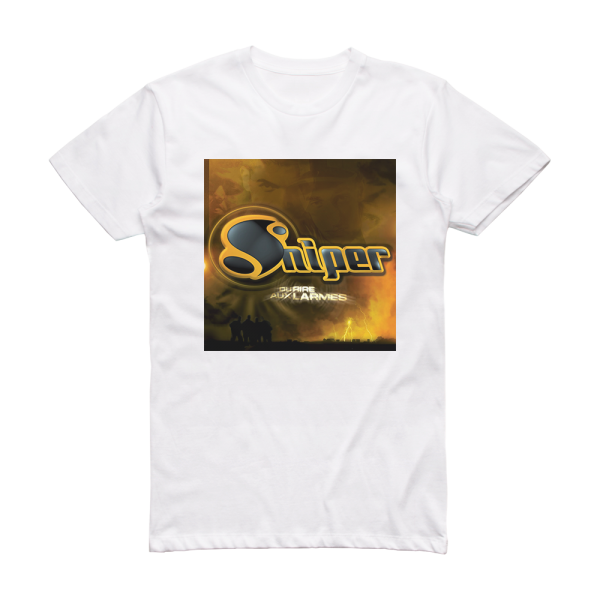 Sniper Du Rire Aux Larmes Album Cover T-Shirt White