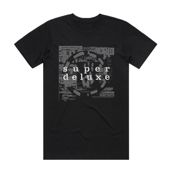 Underworld Dubnobasswithmyheadman 1 Album Cover T-Shirt Black