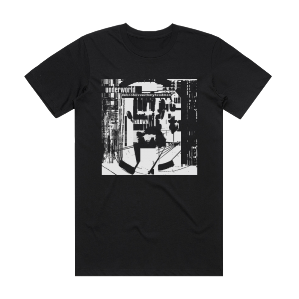 Underworld Dubnobasswithmyheadman 2 Album Cover T-Shirt Black