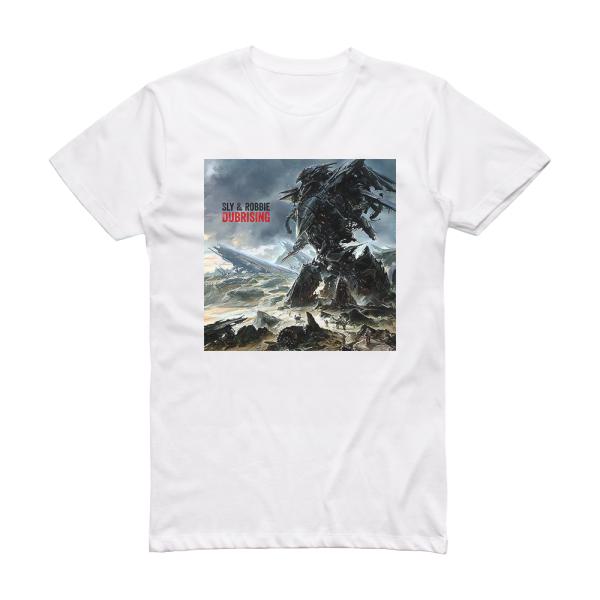 Sly and Robbie Dubrising Album Cover T-Shirt White