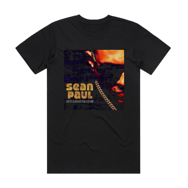 Sean Paul Dutty Classics Collection Album Cover T-Shirt Black