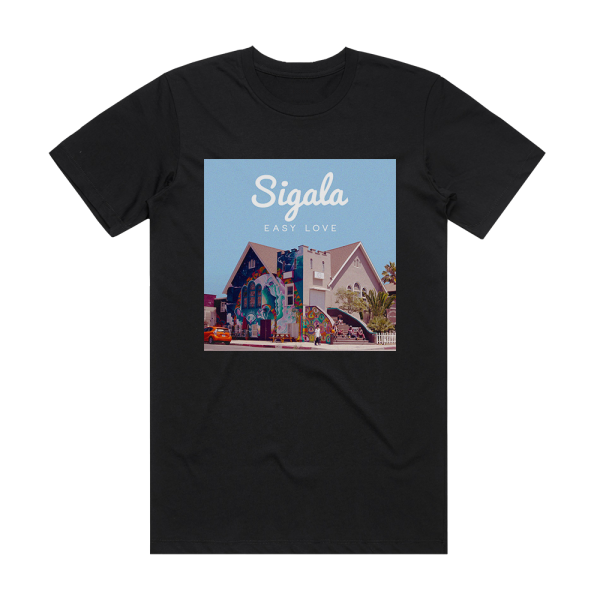 Sigala Easy Love Album Cover T-Shirt Black