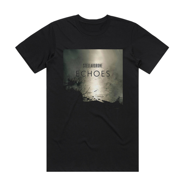 Stellardrone Echoes Album Cover T-Shirt Black