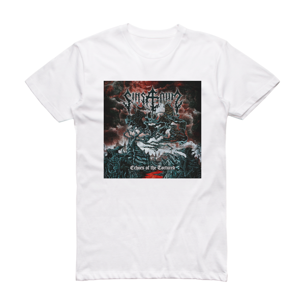 Sinsaenum Echoes Of The Tortured Album Cover T-Shirt White