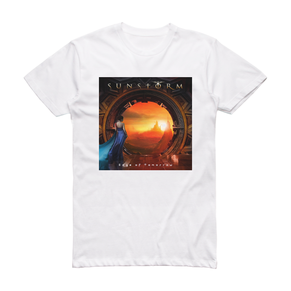 Sunstorm Edge Of Tomorrow Album Cover T-Shirt White