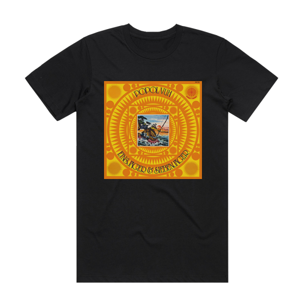 Popol Vuh Einsjger Siebenjger Album Cover T-Shirt Black