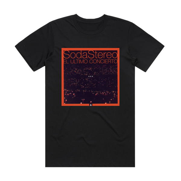 Soda Stereo El Ltimo Concierto A Album Cover T-Shirt Black