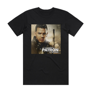 Tito El Bambino El Patrn La Victoria Album Cover T-Shirt Black