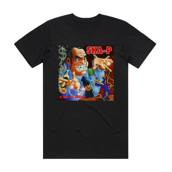 Ska-P El Vals Del Obrero Album Cover T-Shirt Black