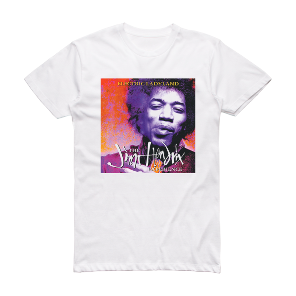 The Jimi Hendrix Experience Electric Ladyland 2 Album Cover T-Shirt White