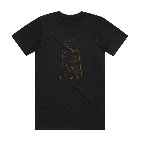 T Rex Electric Warrior 1 Album Cover T-Shirt Black