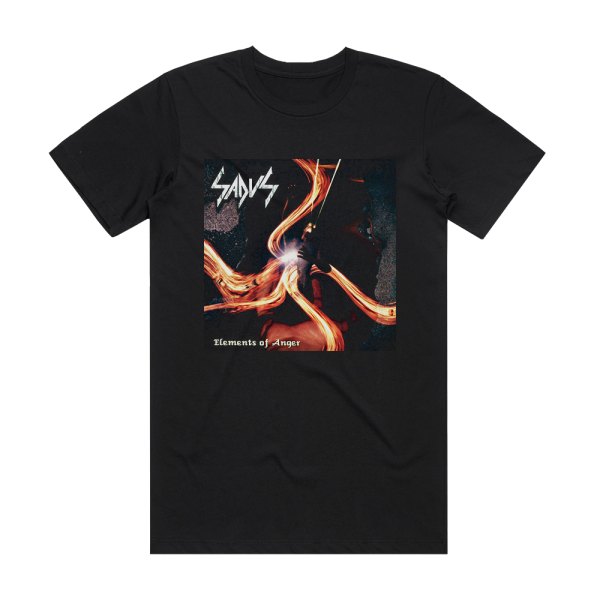 Sadus Elements Of Anger Album Cover T-Shirt Black