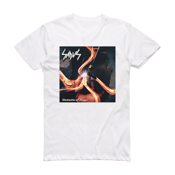 Sadus Elements Of Anger Album Cover T-Shirt White