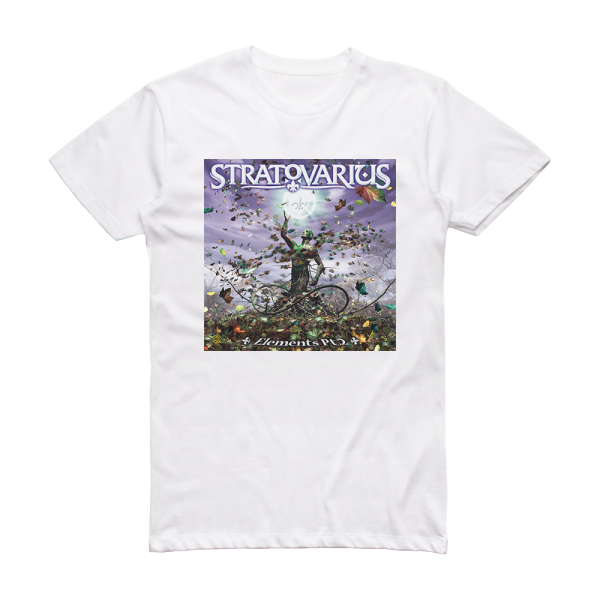 Stratovarius Elements Part 2 Album Cover T-Shirt White