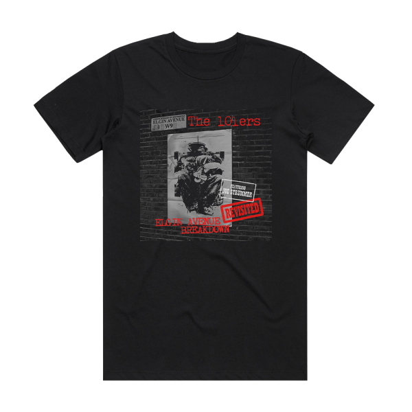 The 101ers Elgin Avenue Breakdown Revisited Album Cover T-Shirt Black