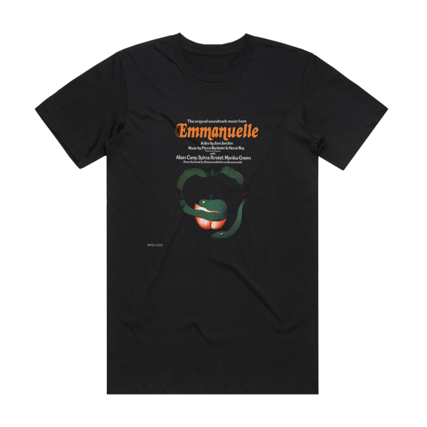 Pierre Bachelet Emmanuelle Album Cover T-Shirt Black