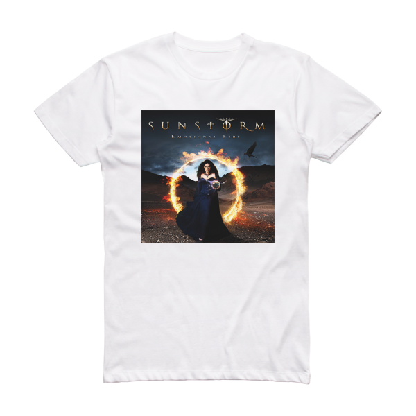 Sunstorm Emotional Fire Album Cover T-Shirt White