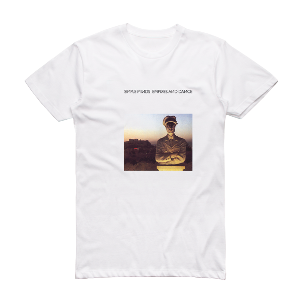 Simple Minds Empires And Dance Album Cover T-Shirt White