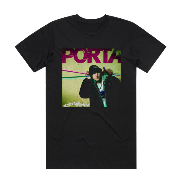 Porta En Boca De Tantos Album Cover T-Shirt Black