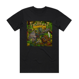 TrollfesT En Kvest For Den Hellige Gral Album Cover T-Shirt Black