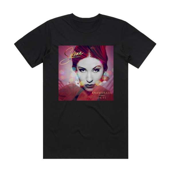 Selena Enamorada De Ti Album Cover T-Shirt Black