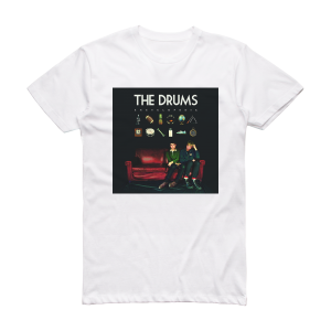 The Drums Encyclopedia Album Cover T-Shirt White