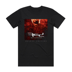 Red End Of Silence 2 Album Cover T-Shirt Black