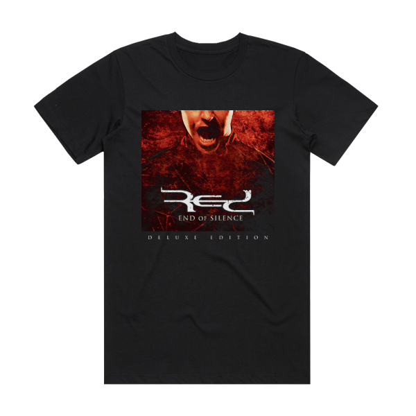 Red End Of Silence 2 Album Cover T-Shirt Black