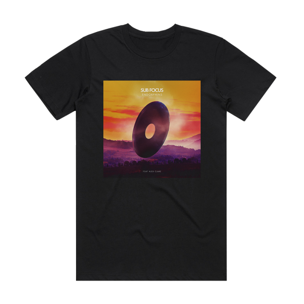 Sub Focus Endorphins Remixes Album Cover T-Shirt Black