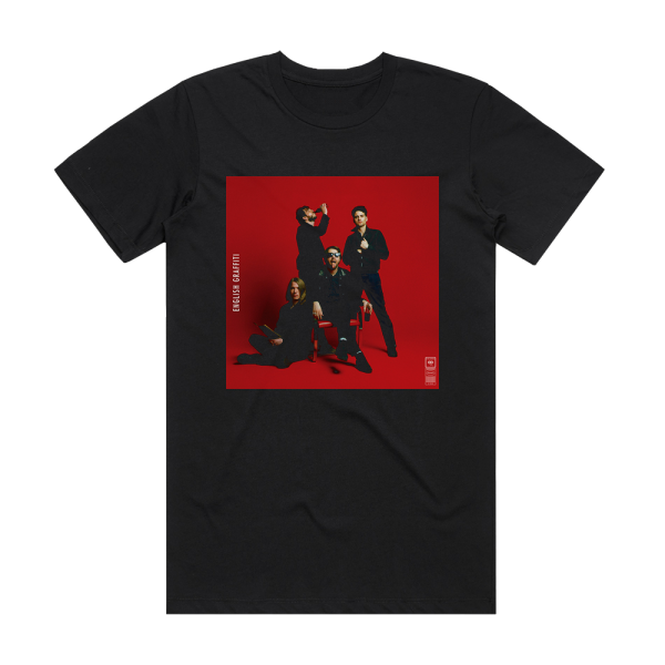The Vaccines English Graffiti Album Cover T-Shirt Black