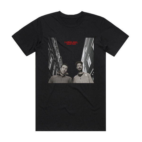 Sleaford Mods English Tapas Album Cover T-Shirt Black