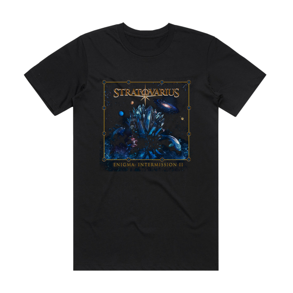 Stratovarius Enigma Intermission Ii Album Cover T-Shirt Black