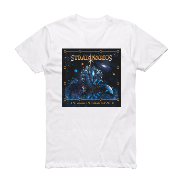 Stratovarius Enigma Intermission Ii Album Cover T-Shirt White