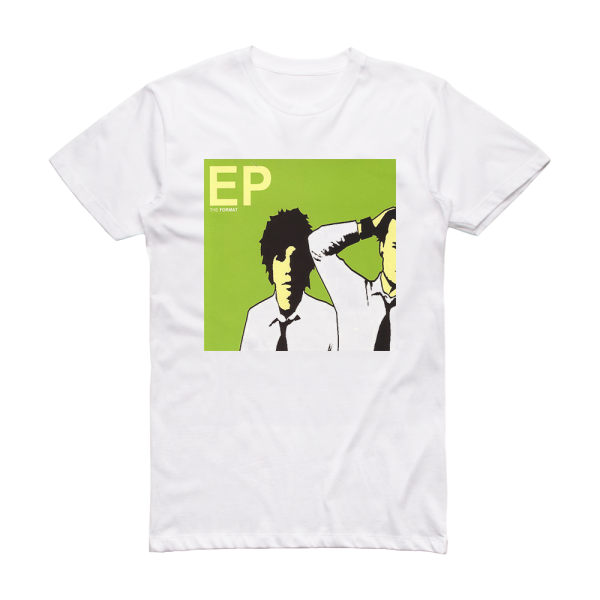 The Format Ep Album Cover T-Shirt White – ALBUM COVER T-SHIRTS